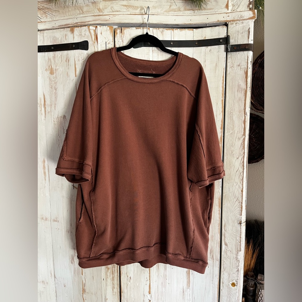 NWOT Free People We the Free Mari Muscle pullover - Picture 7 of 9